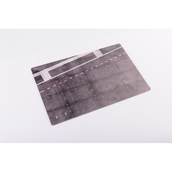 Model stand - CVN 78 Gerald Ford Type 2 - Acrylic 3 mm (280 x 180 mm)  1/144 Kelik KS14404