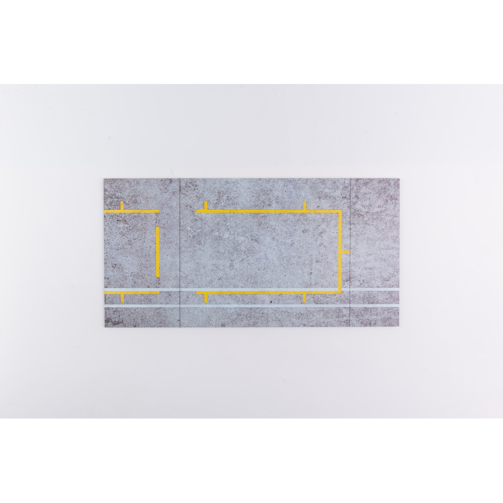 Model stand - Pitstop 24 Hours of Le Mans type 2 Base - Acrylic 3 mm (180 x 357 mm) 1/24 Kelik KS24007