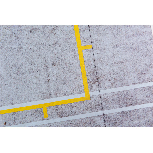 Model stand - Pitstop 24 Hours of Le Mans type 2 Base - Acrylic 3 mm (180 x 357 mm) 1/24 Kelik KS24007