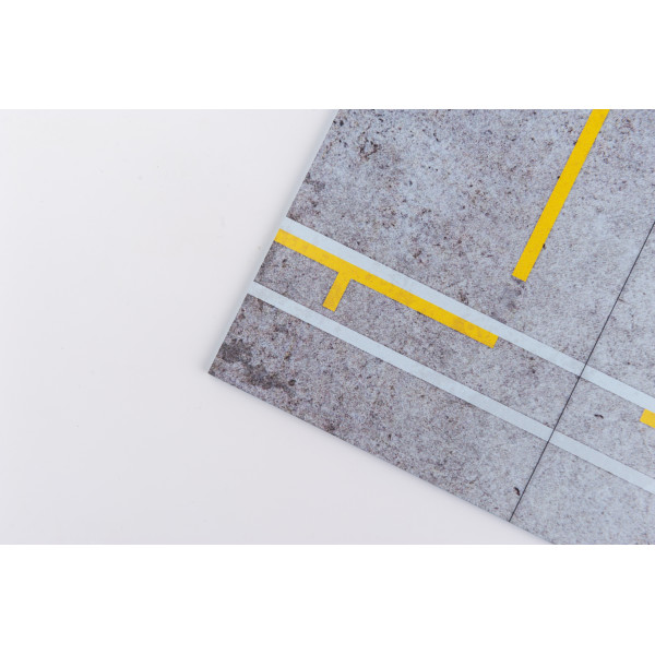 Model stand - Pitstop 24 Hours of Le Mans type 2 Base - Acrylic 3 mm (180 x 357 mm) 1/24 Kelik KS24007