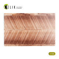 Model stand - Wooden Bridge (Ostland Bridge 1943) - Base - Acrylic 3 mm (280 x 180 mm) 1/35 Kelik KS35001 Model stand - Wooden Bridge (Ostland Bridge 1943) - Base - Acrylic 3 mm (280 x 180 mm) 1/35 Kelik KS35001