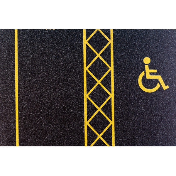 Model stand - Supermarket Parking  type 1 Base - Acrylic 3 mm (180 x 357 mm) 1/43 Kelik KS43001