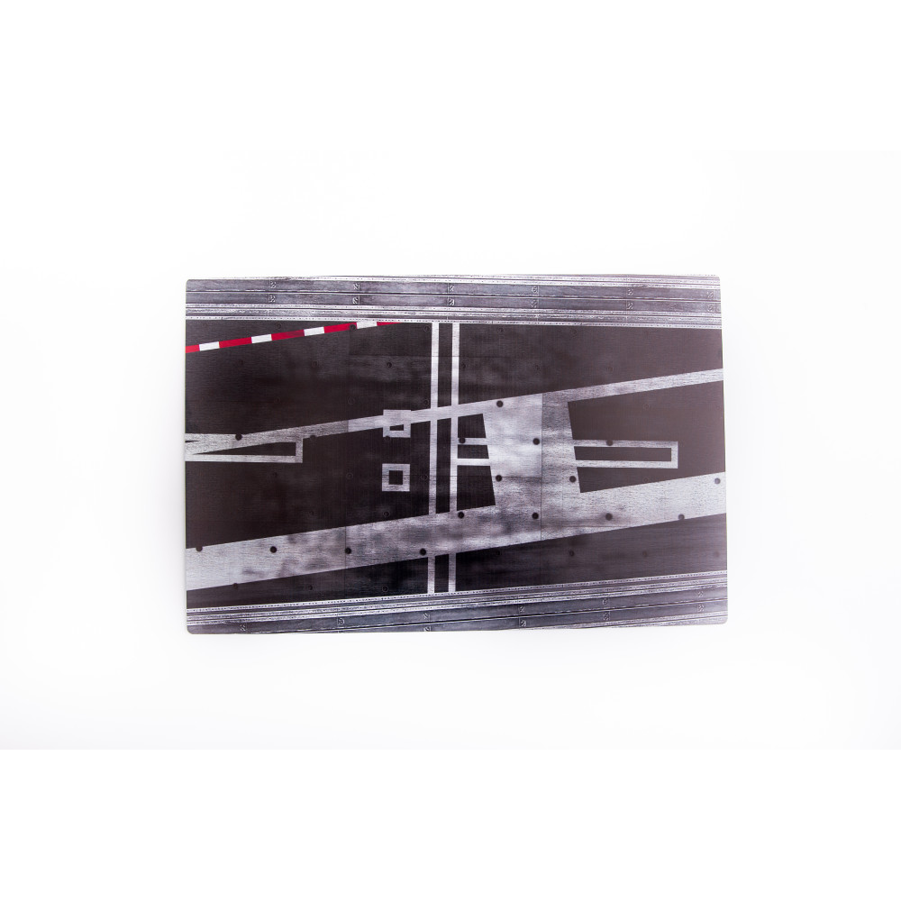 Model stand - CVN-78 Gerald Ford type 1 - Acrylic 3 mm (410 x 270 mm) 1/48 Kelik KS48006