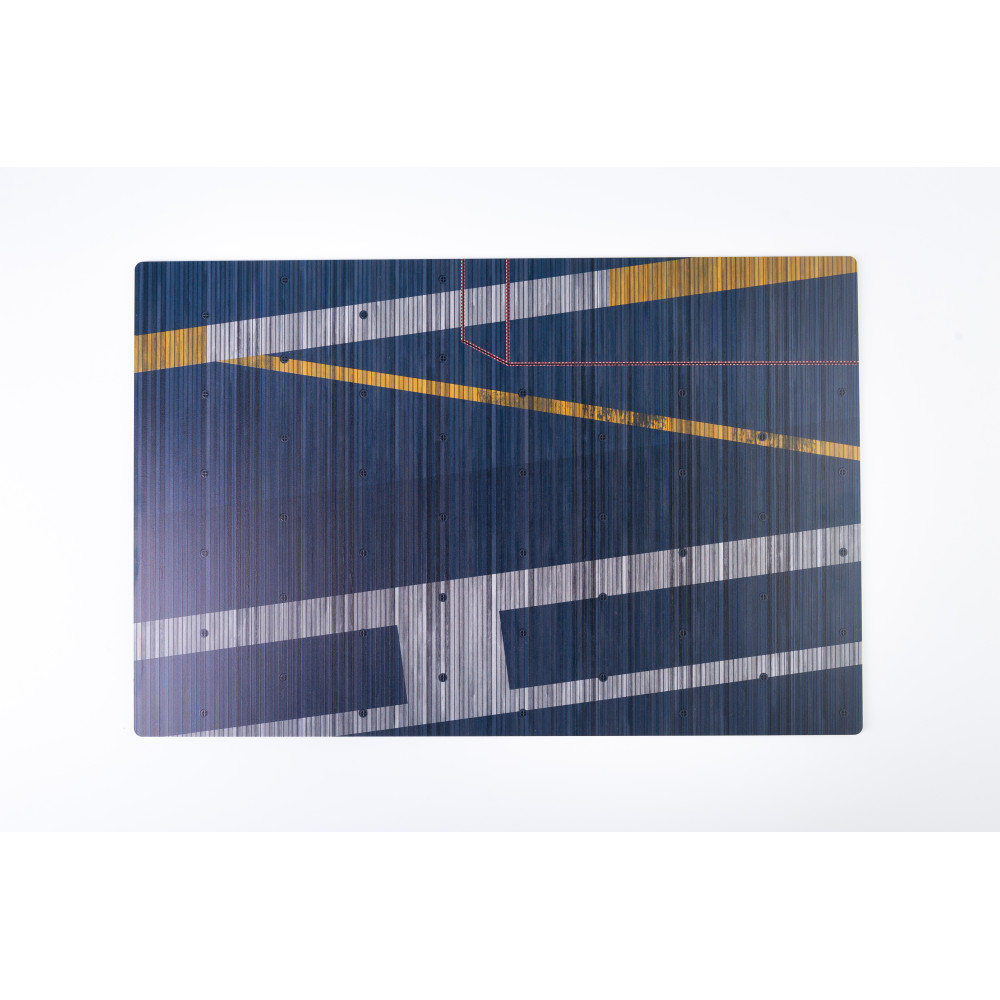 Model stand - USS Bon Homme Richards (CV-31) 1962 - Acrylic 3 mm (410 x 270 mm) 1/48 Kelik KS48009