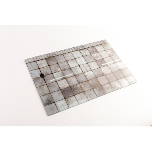 Model stand - Ukraine Vasylkiv Air Base Taxiway Base - Acrylic 3 mm (410 x 270 mm) 1/48 Kelik KS48018