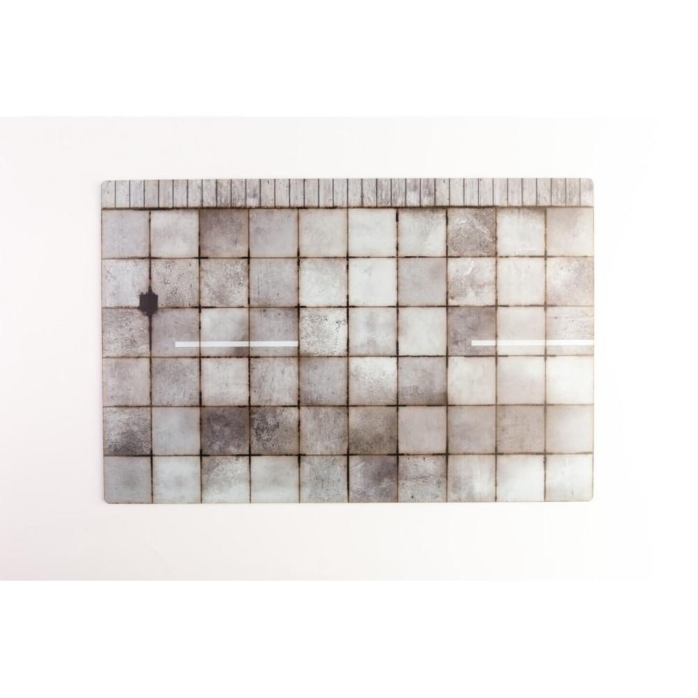 Model stand - Ukraine Vasylkiv Air Base Taxiway Base - Acrylic 3 mm (410 x 270 mm) 1/48 Kelik KS48018