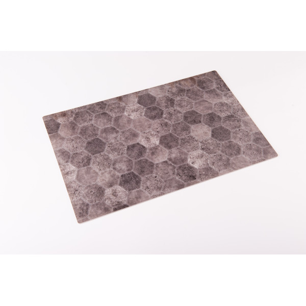 Model stand -Soviet hexagonal plates 1930-1960 (Runways up to 1000 m, Taxiways, parkings - 1) Base - Acrylic 3 mm (410 x 270 mm) 1/48 Kelik KS48023