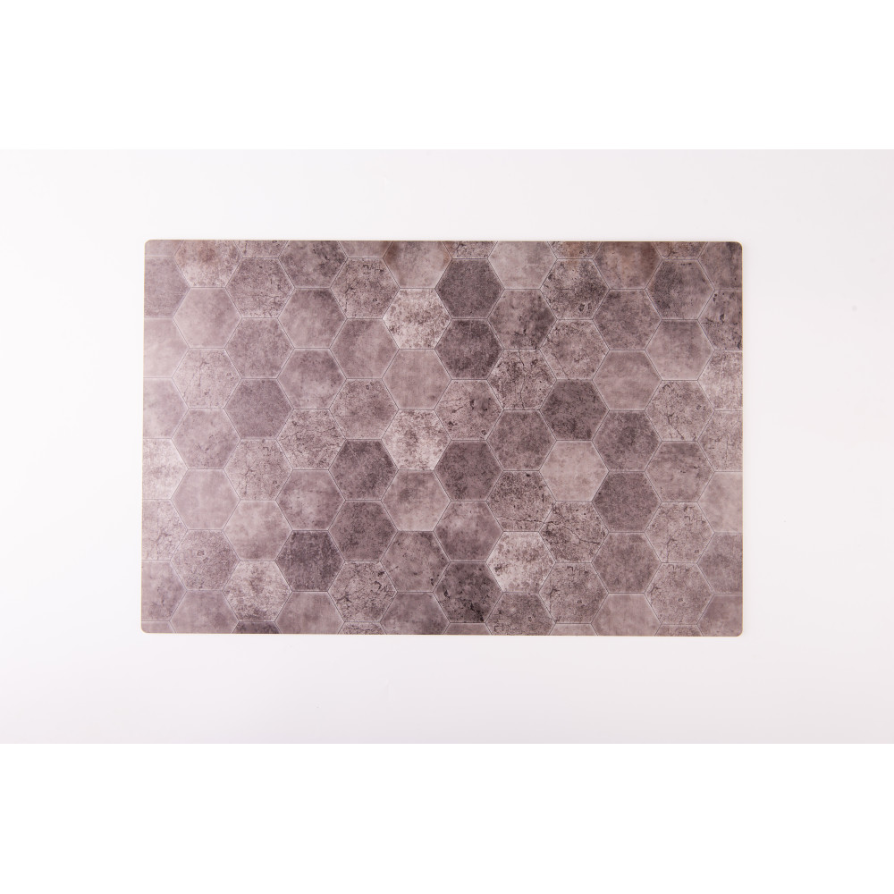 Model stand -Soviet hexagonal plates 1930-1960 (Runways up to 1000 m, Taxiways, parkings - 1) Base - Acrylic 3 mm (410 x 270 mm) 1/48 Kelik KS48023