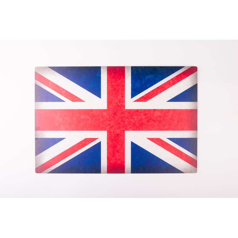 Model stand - United Kingdom Flag  Base - Acrylic 3 mm (410 x 270 mm) 1/48 Kelik KS48030