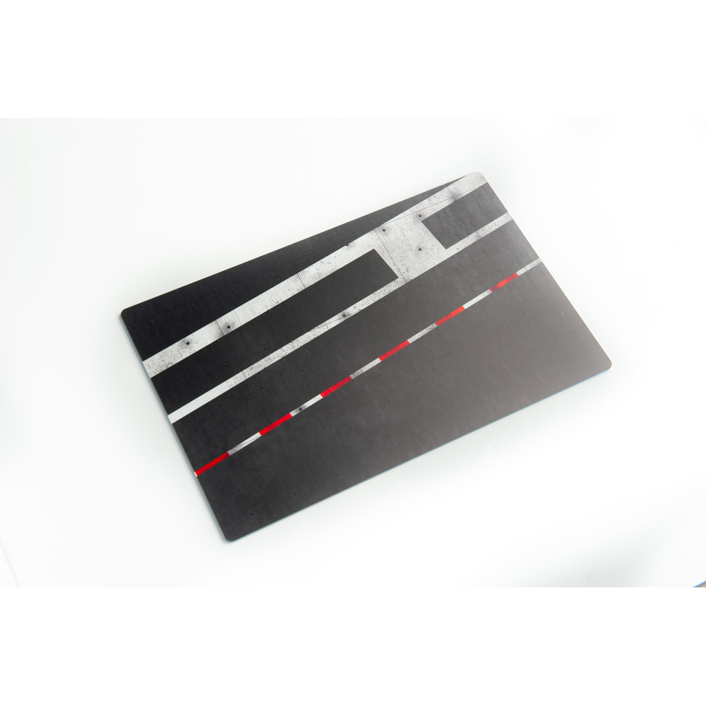 Model stand - Deck of the aircraft carrier type Nimitz - Acrylic 3 mm (280 x 180 mm) 1/72 Kelik KS72006