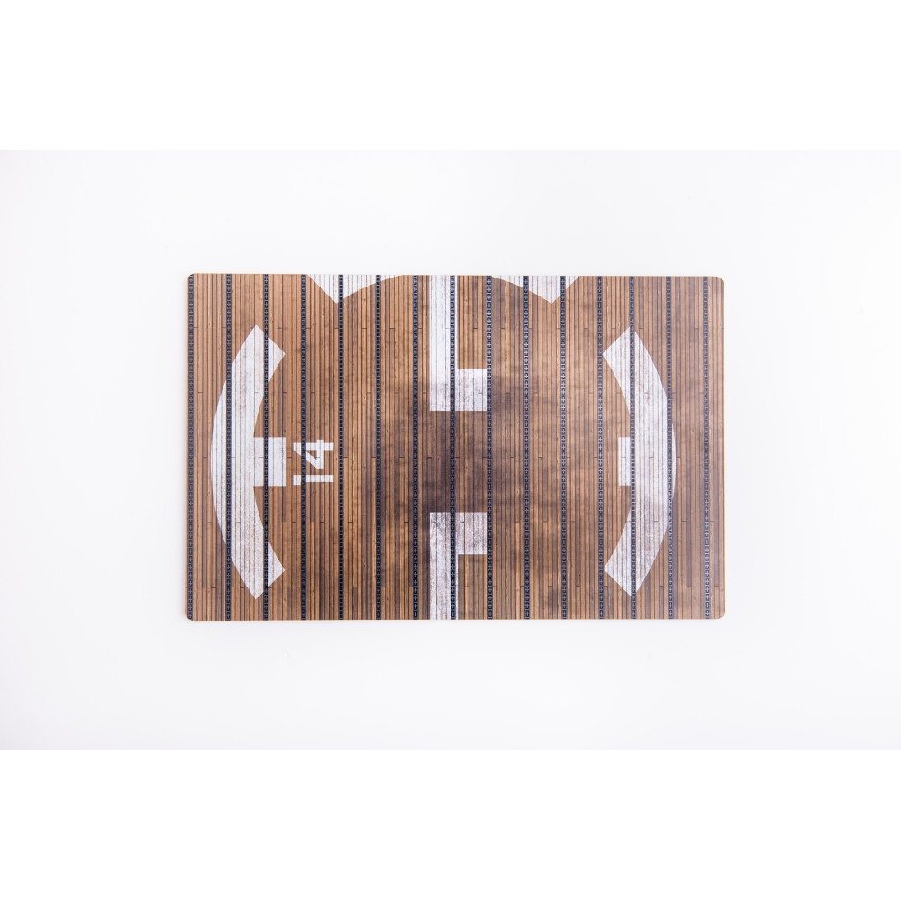 Model stand - CV-45 LPH-8 Valley Forge  type 1 - Base - Acrylic 3 mm (280 x 180 mm) 1/72 Kelik KS72021