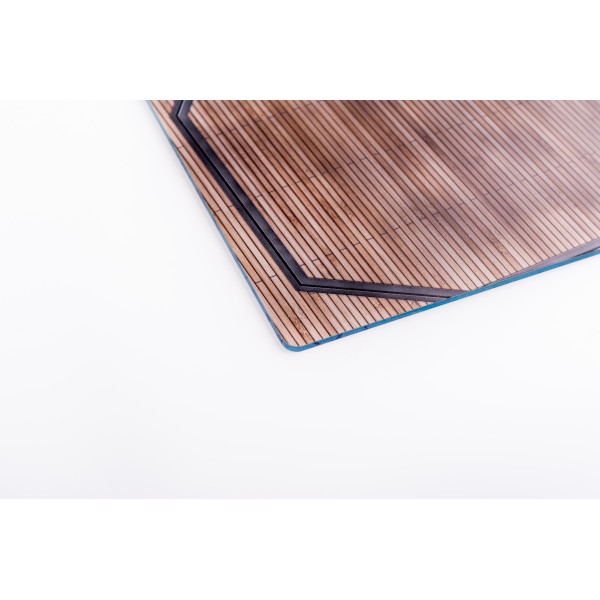 Model stand - Flugzeugtrager Graf  Zeppelin   Base - Acrylic 3 mm (180 x 214 mm) 1/72 Kelik KS72024