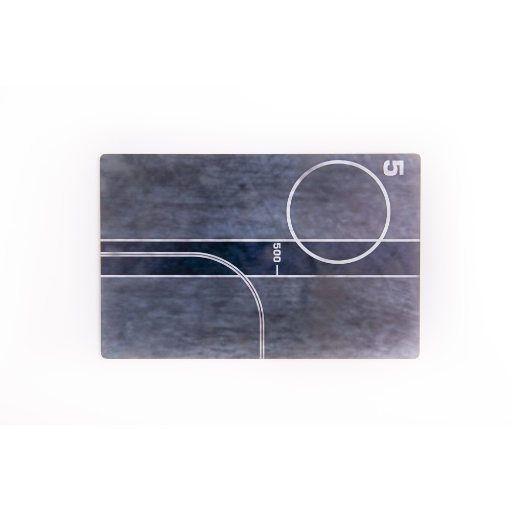 Model stand HMS Hermes R12 (1982) Base - Acrylic 3 mm (280 x 180 mm) 1/72 Kelik KS72030