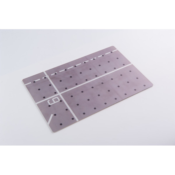 Model stand HMS Queen Elizabeth R08 type 2 Base - Acrylic 3 mm (280 x 180 mm) 1/72 Kelik KS72037