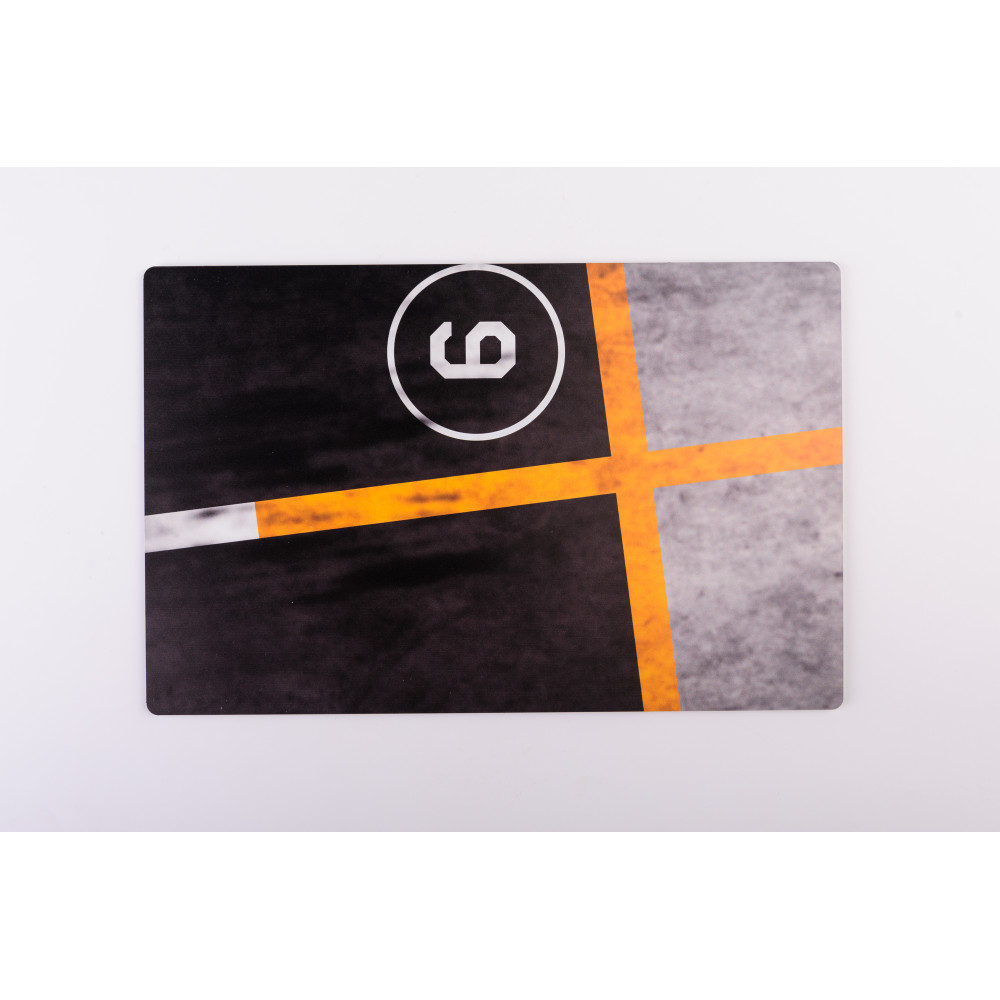 Model stand HMAS Melbourne R-21-1970s Base - Acrylic 3 mm (280 x 180 mm) 1/72 Kelik KS72047