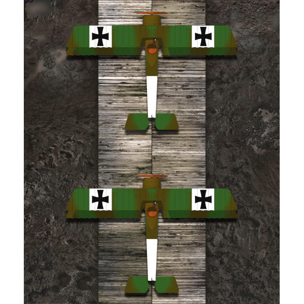 Підставка для моделі WW1 Wooden Runway (France) Основа - Акрил 3 мм (214 x 180 мм) 1/72 Kelik KS72048