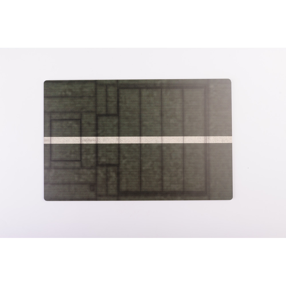 Model stand HMS Argus 1943 Type 1 Base - Acrylic 3 mm (280 x 180 mm) 1/72 Kelik KS72053