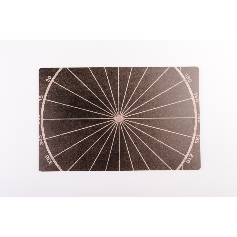 Model stand Compass calibration circle Base - Acrylic 3 mm (280 x 180 mm) 1/72 Kelik KS72058