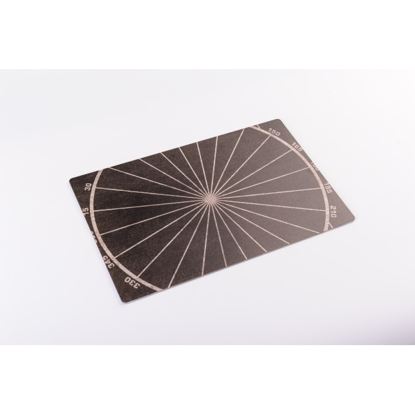 Model stand Compass calibration circle Base - Acrylic 3 mm (280 x 180 mm) 1/72 Kelik KS72058