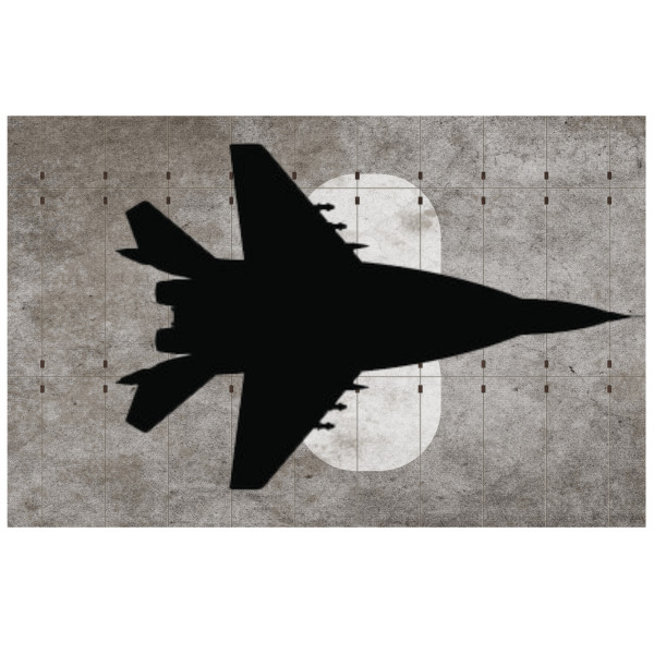 Підставка для моделі Ukraine Starokostyantyniv Air Base Основа - Акрил 3 мм (280 x 180 мм) 1/72 Kelik KS72061