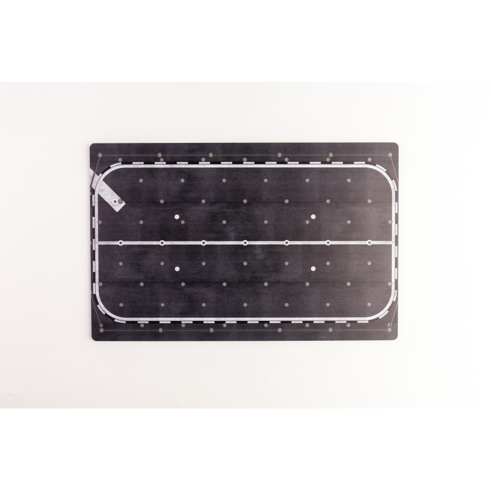 Model stand JMSDF Hyuga (DDH 181) front lift Base - Acrylic 3 mm (280 x 180 mm) 1/72 Kelik KS72066