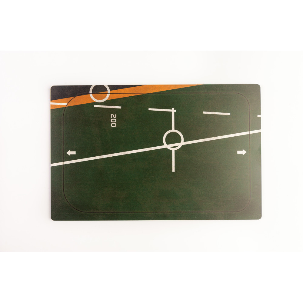 Model stand CVL-22 HMCS Bonaventure Front Lift 1965 Base - Acrylic 3 mm (280 x 180 mm) 1/72 Kelik KS72068