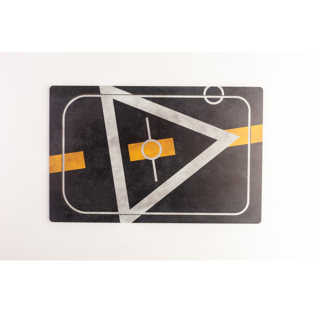 Model stand CVL-22 HMCS Bonaventure Rear Lift 1965 Base - Acrylic 3 mm (280 x 180 mm) 1/72 Kelik KS72069