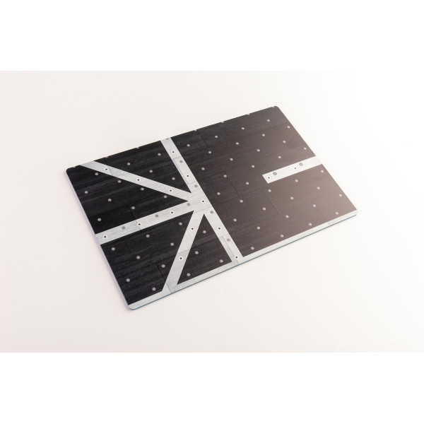 Model stand JMSDF Hyuga (DDH 181) Deck  Base - Acrylic 3 mm (280 x 180 mm) 1/72 Kelik KS72070