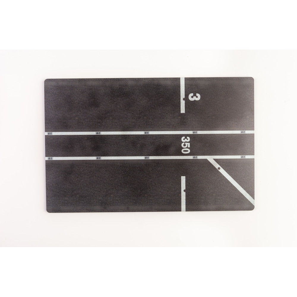 Model stand C-550 ITS Cavour Aircraft Carrier Italian Navy Base - Acrylic 3 mm (280 x 180 mm) 1/72 Kelik KS72073