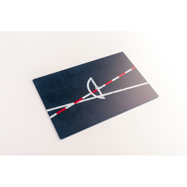 Model stand CVS-18 USS WASP 1964 - 1970 Type 2 Base - Acrylic 3 mm (280 x 180 mm) 1/72 Kelik KS72077