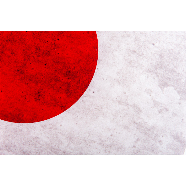 Model stand Japan Flag Base - Acrylic 3 mm (280 x 180 mm) 1/72 Kelik KS72093