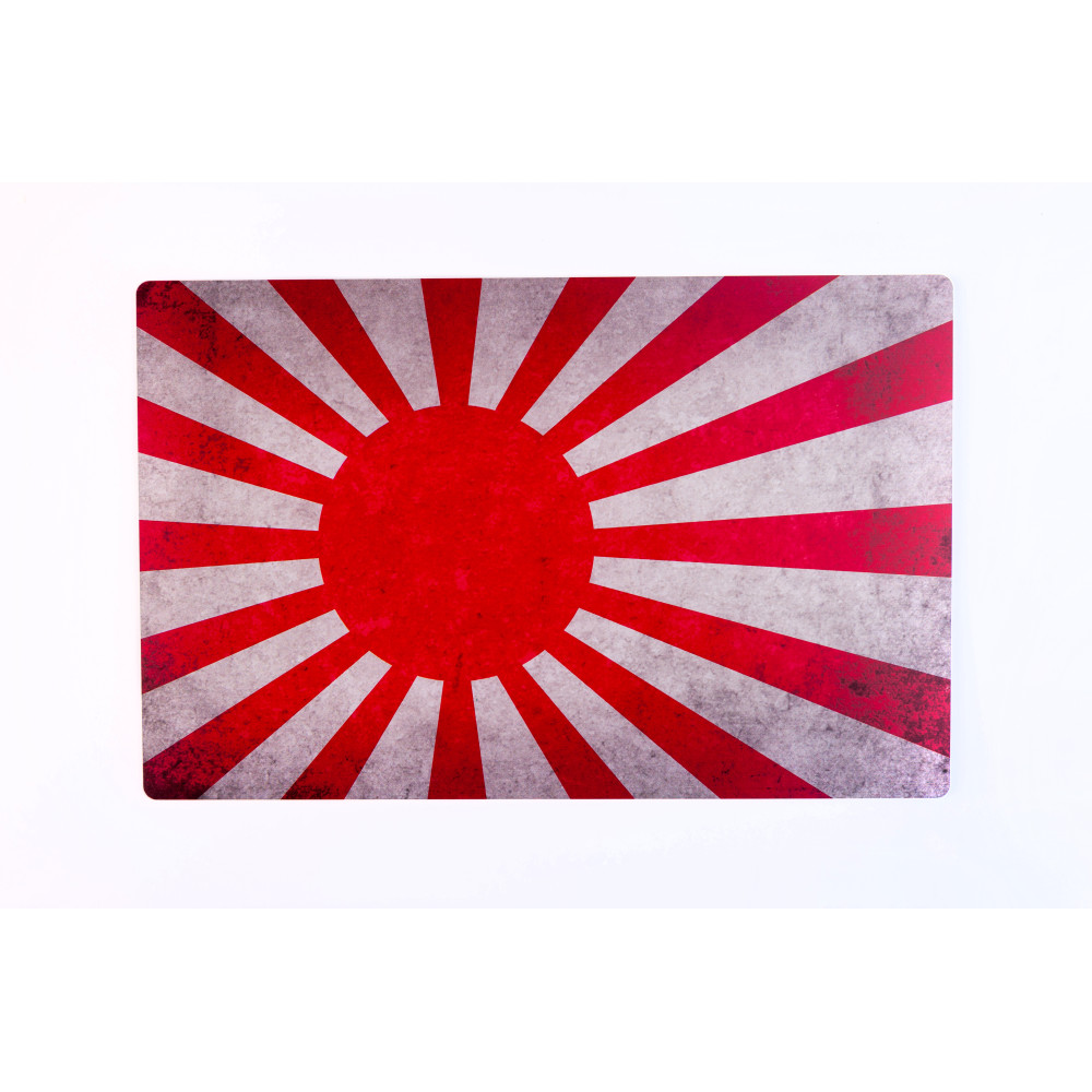Model stand Japan Naval Flag Base - Acrylic 3 mm (280 x 180 mm) 1/72 Kelik KS72094