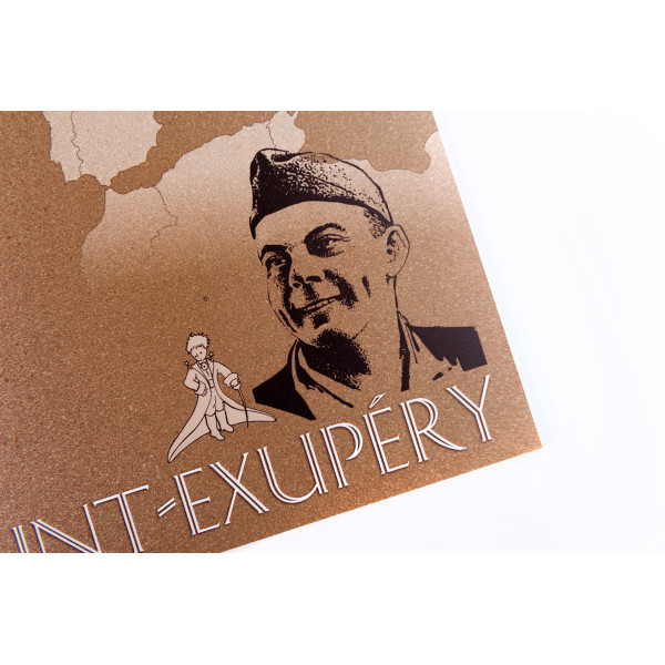 Підставка для моделі Сент-Екзюпері Основа - Акрил 3 мм (180 x 357 мм) 1/72 Kelik KS72095