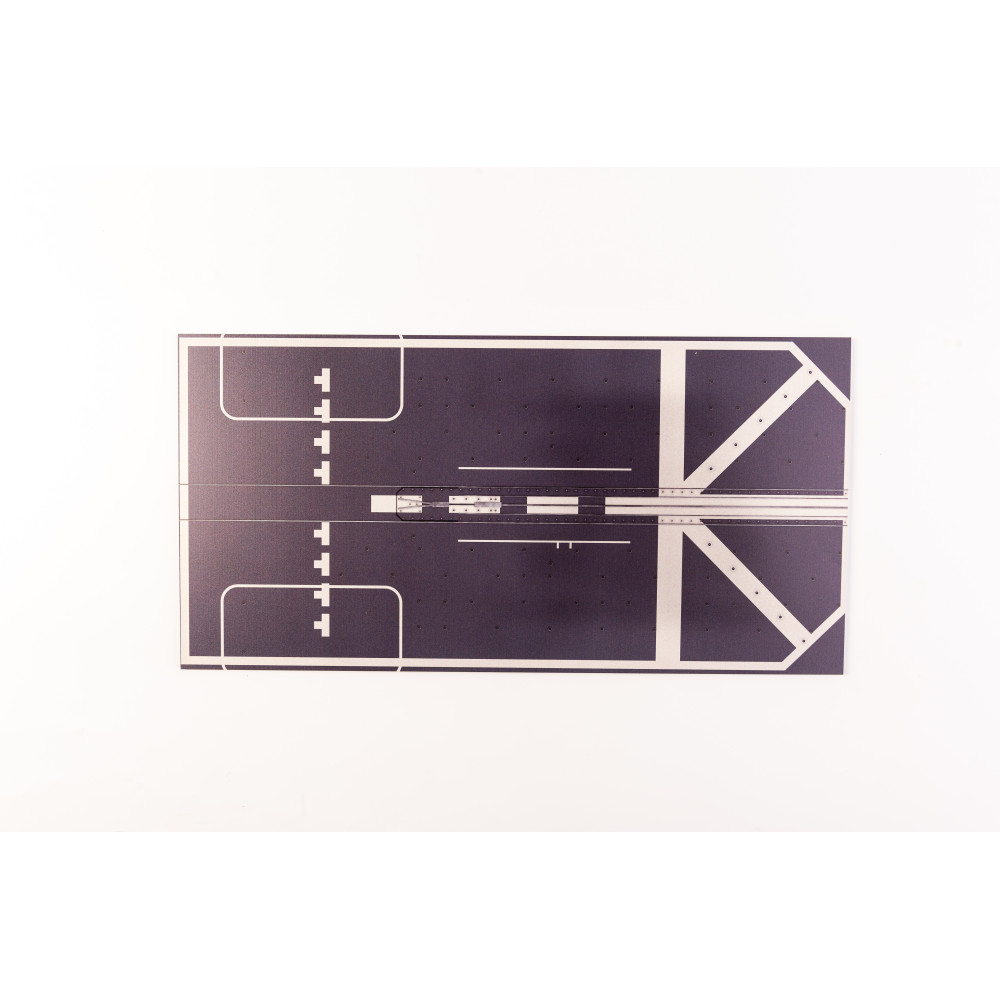 Model stand Mogami-Class Frigate Deck (Full version) Base - Acrylic 3 mm (357 x 180 mm) 1/72 Kelik KS72104