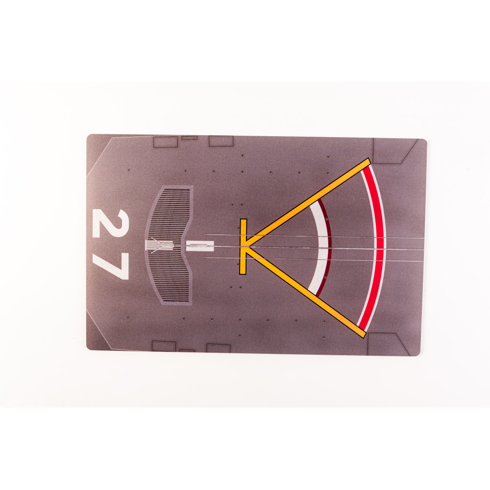 Model stand - JDS Isoyuki DD-127 1985 - Base - Acrylic 3 mm (280 x 180 mm) 1/72 Kelik KS72106