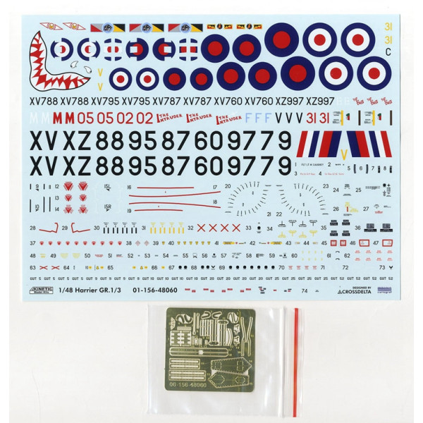 Harrier GR1/GR3 1/48 Kinetic 48060