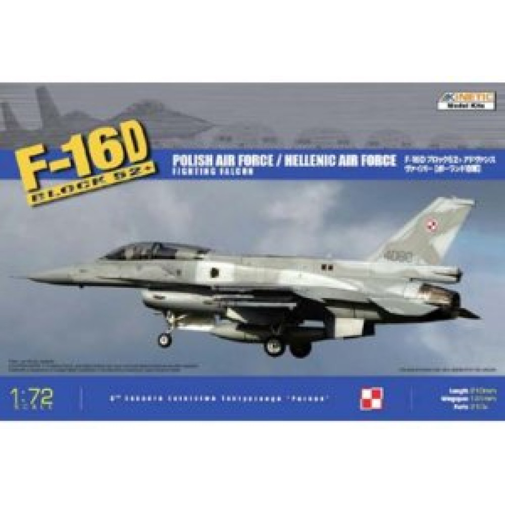 F-16D BLOCK 52+ 1/72  Kinetic 72002