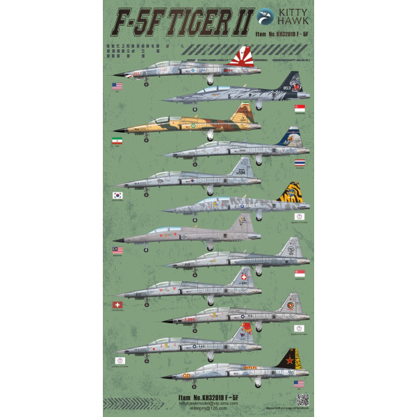  F-5F "Tiger" II 1/32 Kitty Hawk KH32019