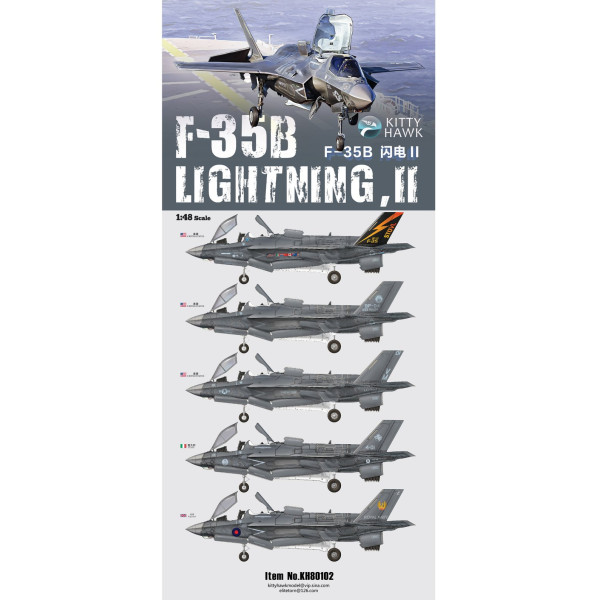 Літак F-35B Lightning II  1/48 Kitty Hawk 80102