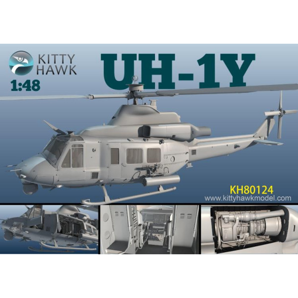 UH-1Y Venom Kit First Look 1/48 Kitty Hawk 80124