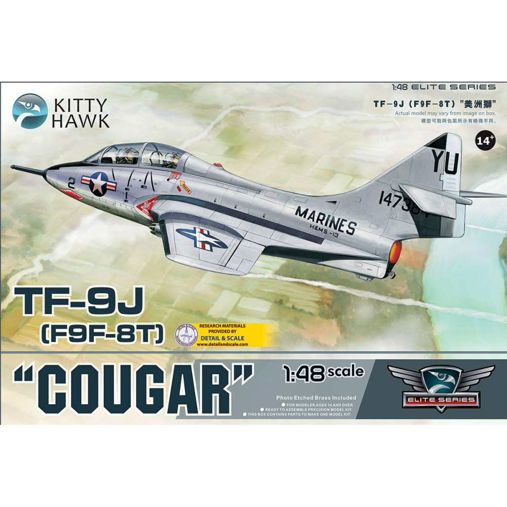 Grumman TF-9J Cougar 1/48 Kitty Hawk 80129