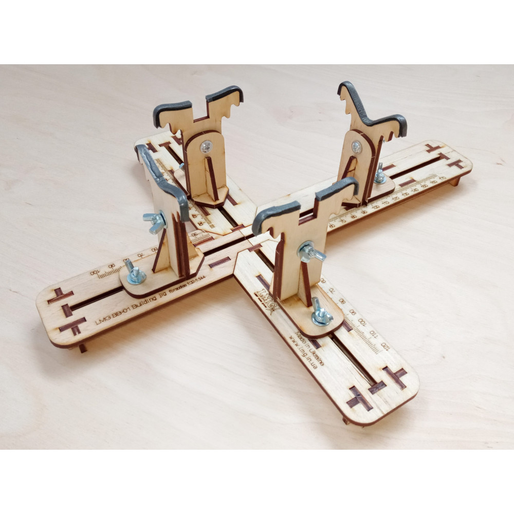 BB-44 AIRPLANE BUILDING JIG FOR SCALES 1: 144 – 1:32