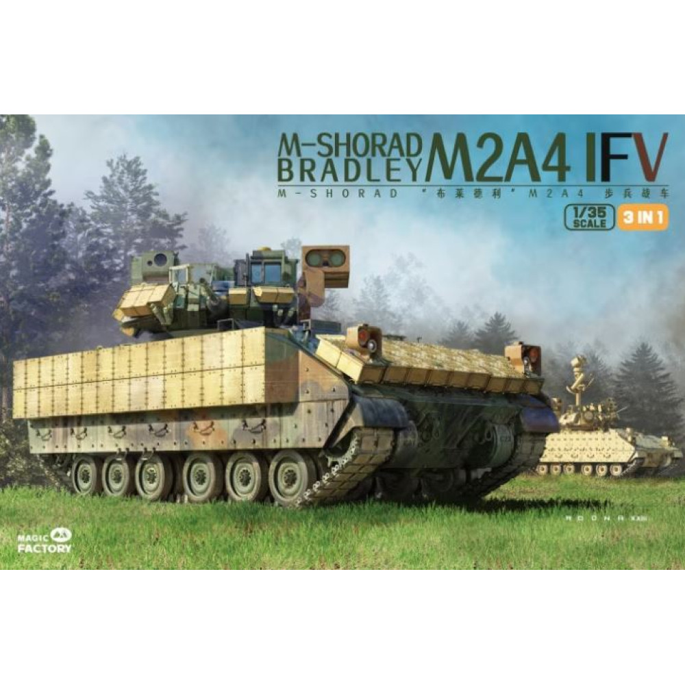 M-SHORAD Bradley M2A4 Infantry Fighting Vehicle 1/35 Magic Factory 2004