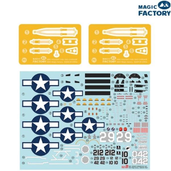 F4U-1A/2 Corsair - Dual Combo Limited Edition 1/48 Magic Factory 5001