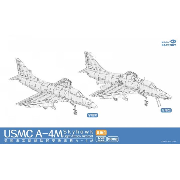 A-4M Skyhawk - American light attack aircraft 1/48 Magic Factory 5002