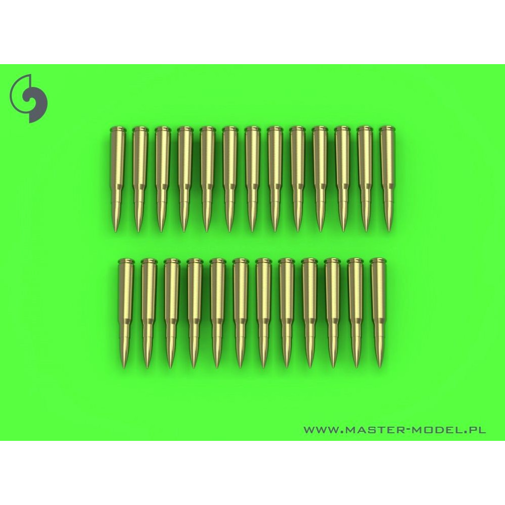 Browning .50 caliber (12.7mm) - cartridges (25pcs) 1/35 Master 35-021