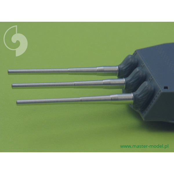 USN 16in/50 (40,6 cm) Mark 7 barrels - for turrets with blastbags (9pcs) 1/350 Master 350-041