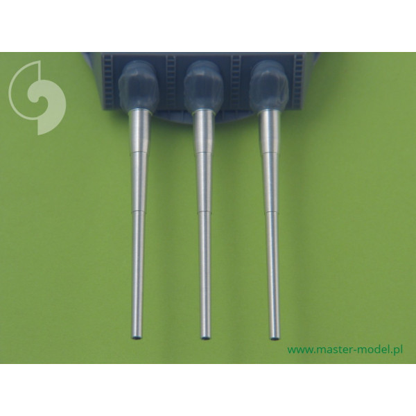 USN 16in/50 (40,6 cm) Mark 7 barrels - for turrets with blastbags (9pcs) 1/350 Master 350-041