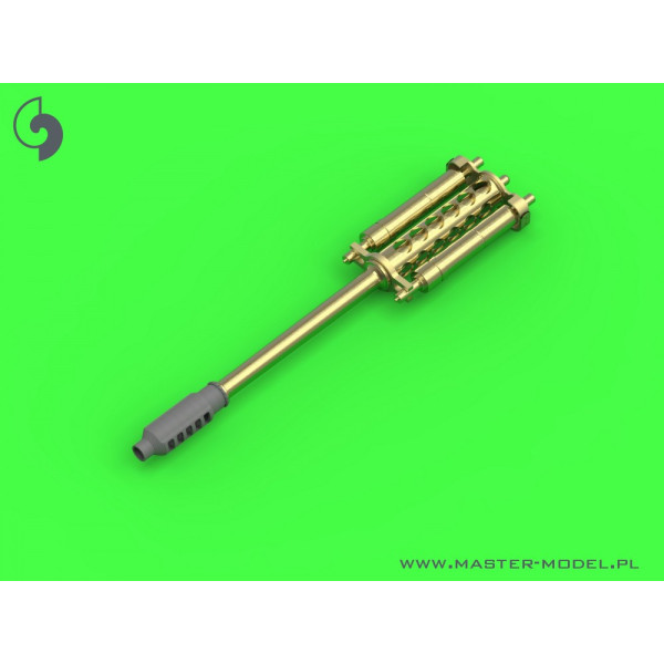 AH-64 Apache - M230 Chain Gun barrel (30mm), Pitot tubes and tail antenna (resin, PE and turned parts) 1/72 Master 72-109