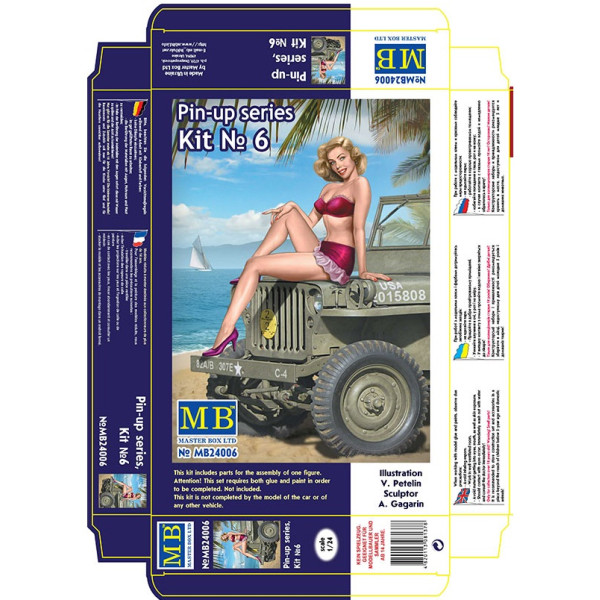 «Серія пін-ап, набір № 6. Саманта» 1/24 MasterBox 24006